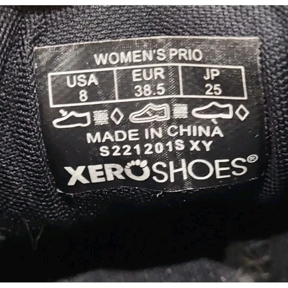 Xero Prio Women's Size 8 Barefoot Minimalist Running Shoes Grey Purple